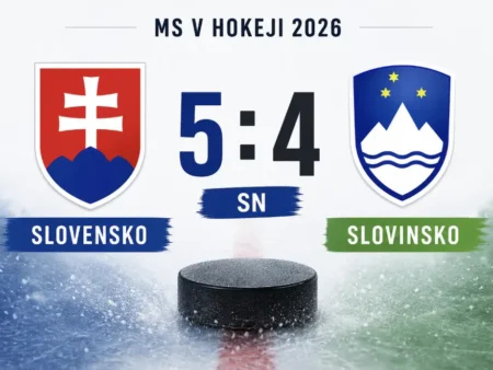 Slovensko vs Slovinsko 5:4 sn na MS v hokeji 2026: výsledok, góly a čo nás čaká ďalej