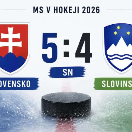 Slovensko vs Slovinsko 5:4 sn na MS v hokeji 2026: výsledok, góly a čo nás čaká ďalej