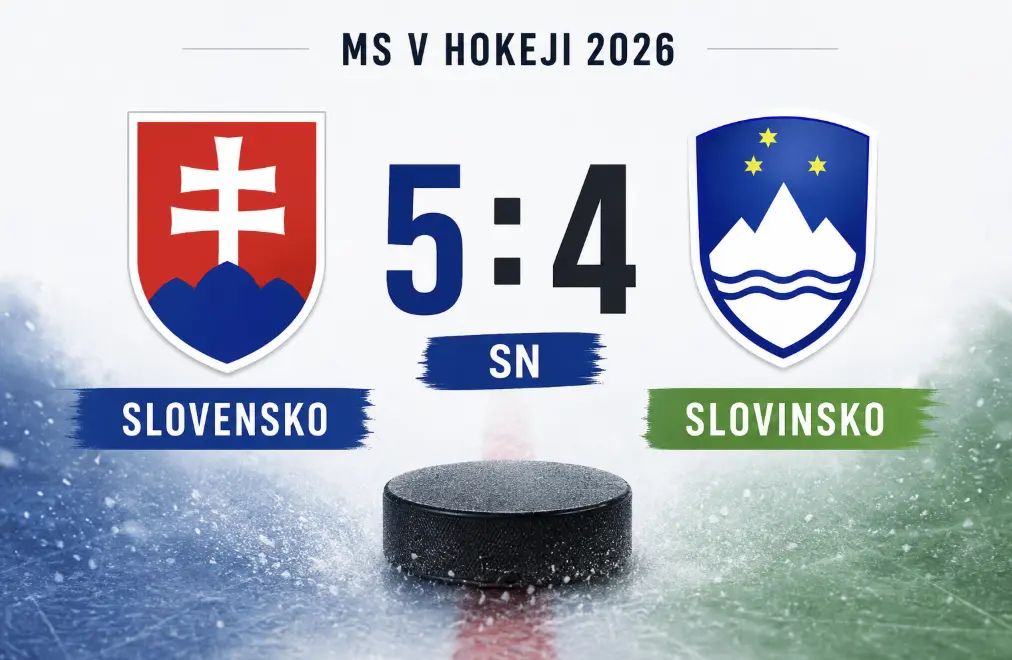 Slovensko vs Slovinsko 5:4 sn na MS v hokeji 2026: výsledok, góly a čo nás čaká ďalej