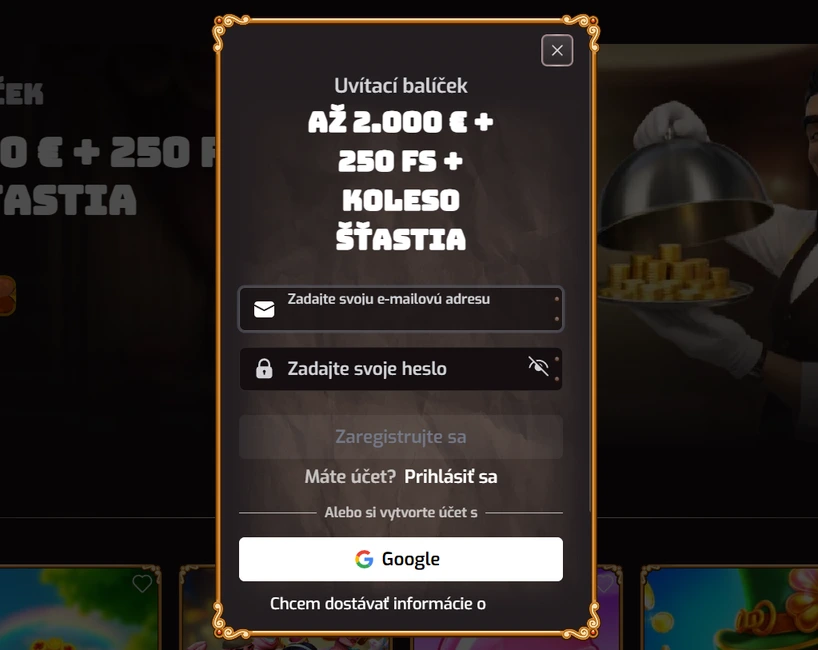 afkspin casino registrácia