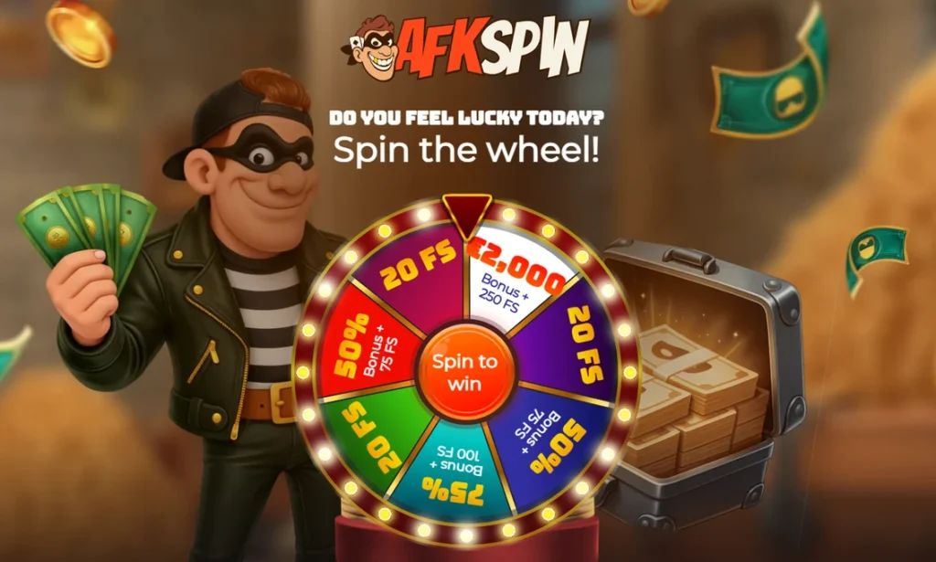 afkspin casino uvítací bonus na kolese šťastia
