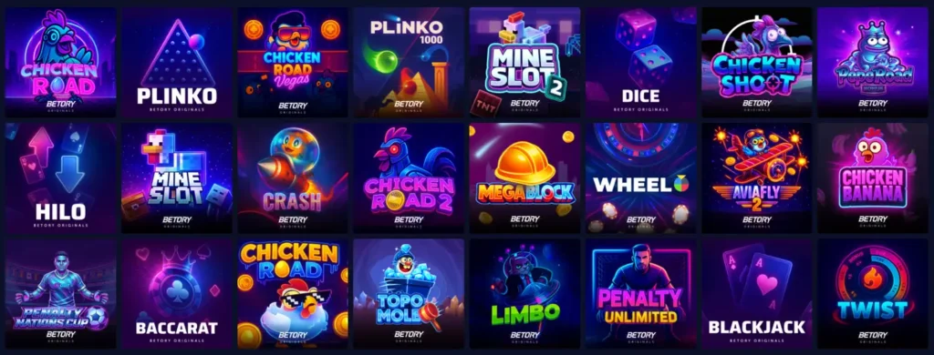 betory originals games