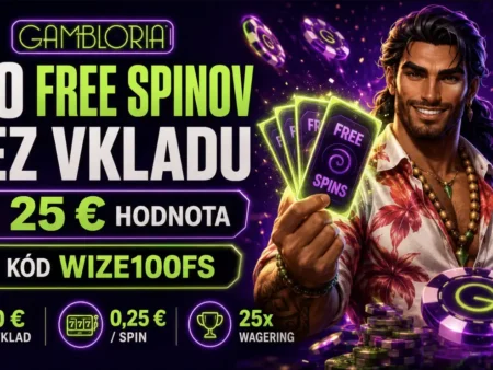 Obľúbený bonus bez vkladu je späť: Gambloria rozdáva 100 free spinov v hodnote 25 €