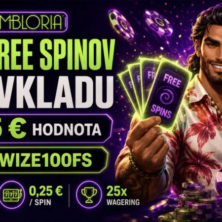 Obľúbený bonus bez vkladu je späť: Gambloria rozdáva 100 free spinov v hodnote 25 €