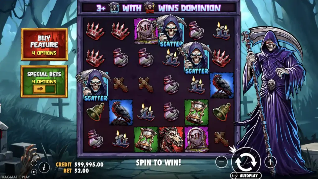 hrací automat death dominion