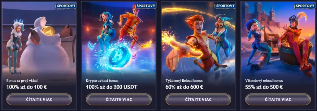 stávková kancelária lolajack bonusy
