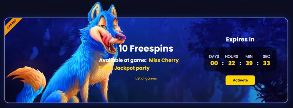 slotsgem bonus bez vkladu 10 free spinov