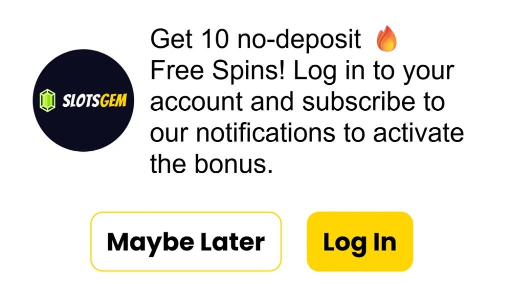 slotsgem no deposit bonus 10 free spinov