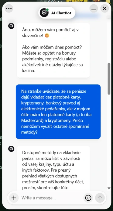 cowboy spin casino zákaznícka podpora