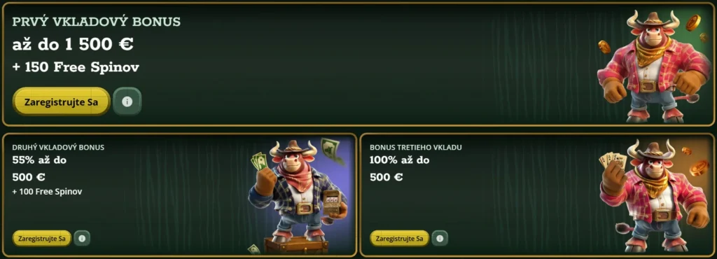 cowboyspin bonusy pre nových hráčov